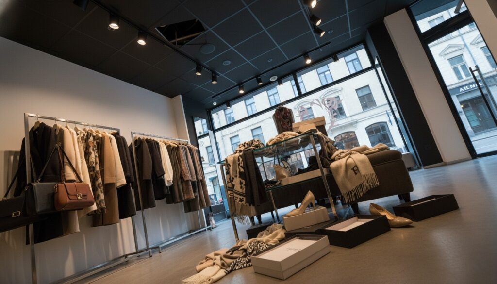 Sanselig branding bruges også i butikkerne